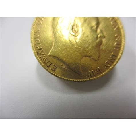 An Edward VII Gold Half Sovereign Dated 1902 A Circulated Coin With