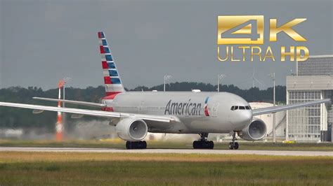 K Boeing Er American Airlines N Aa Departure At Munich