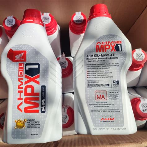 Jual OLI MPX 1 LITER AHM OIL MPX 1 1 LITER Shopee Indonesia