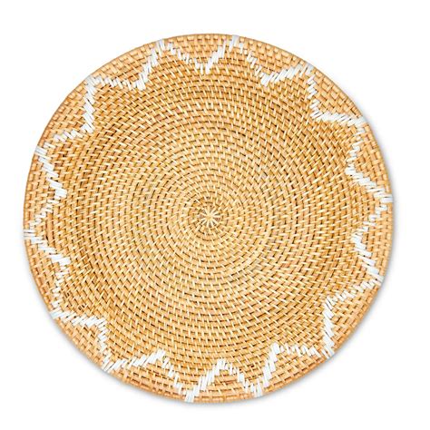 Zigzag Rattan Placemat Deborah Rhodes Placemats Rattan Zig Zag