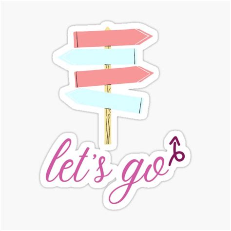 Lets Go Sticker For Sale By Lilyabryant Redbubble