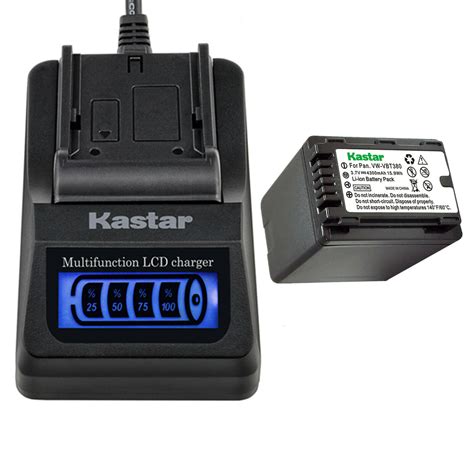 Kastar Battery Lcd Quick Charger For Panasonic Vwvbt380 Hc V130 Hcv710 V550 V720 Ebay