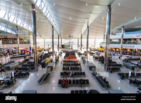 London Heathrow Airport Terminal 2 Departure Lounge Interior