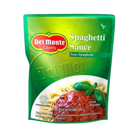 Del Monte Spaghetti Sauce 250 G Bekal Bakul