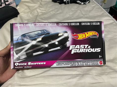 Hot Wheels Premium Fast Furious Quick Shifters Set Hobbies Toys Toys Games On Carousell