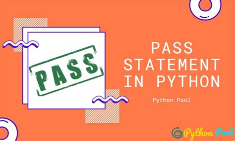 Pass In Python Example