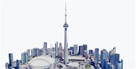 The Cn Tower In Canada 3d Model By Sensiet