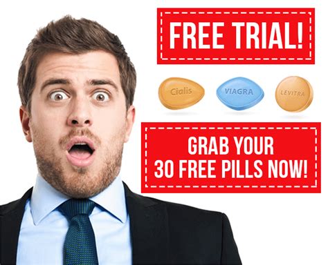 Free Viagra Trial Coupon – Get 30 free ED tablets pack by mail