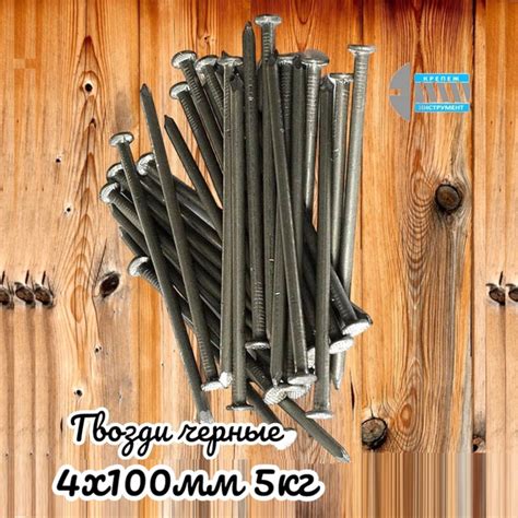 Гвозди 4 x 100 мм 5 кг купить по низкой цене в интернет-магазине OZON ...