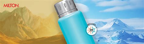 MILTON Elfin Thermosteel Hot And Cold Water Bottle Light Blue Ml Amazon In Home Kitchen