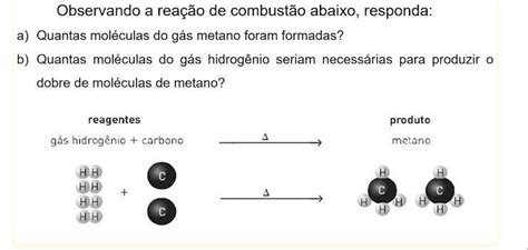 Observando A Rea O De Combust O Abaixo Responda A Quantas Mol Culas