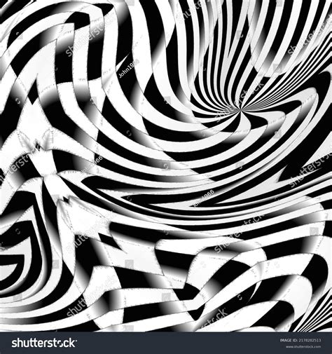 3d Illustration Optical Illusion Geometric Art Stock Illustration ...