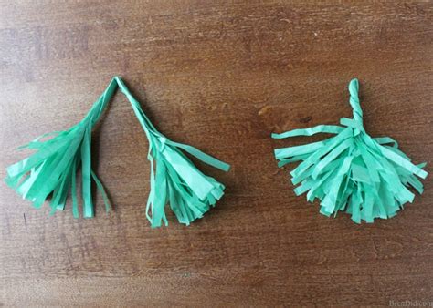 How To Make Tassels From Tissue Paper Bren Did