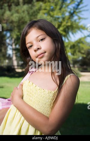 Year Old Brunette Latina Girl Sitting On The Bed In A Doctor S Office Nervous Scared Because