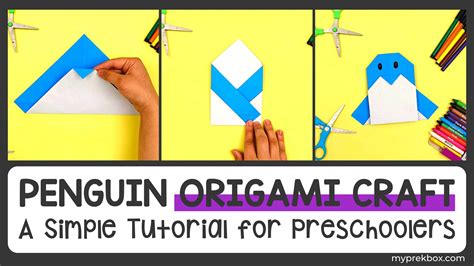 Penguin Origami Craft