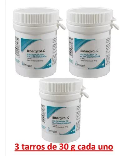 Bioargirol Sulfadiazina De Plata Micronizada Tarro G C U Mercadolibre