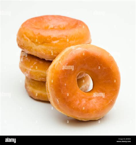 Simple Glazed Donuts Stock Photo - Alamy