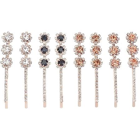 Amazon 10 Pieces Crystal Hair Pin Vintage Rhinestone Bobby Pin