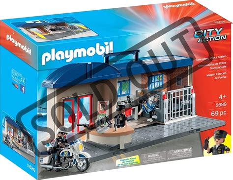 Playmobil City Action P Enosn Policejn Stanice Stavebnice Hry Cz