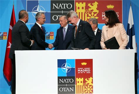 Turkiye Sweden Finland Sign Memorandum On Nordic Countries Nato Bids