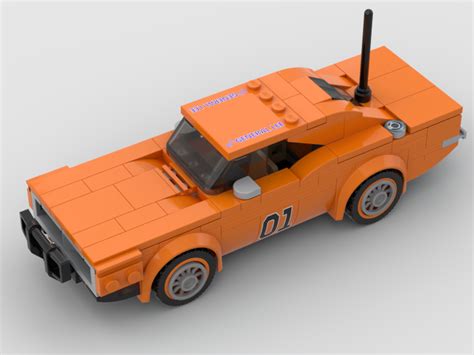 Lego Moc Bos General Lee By Bobby03 Rebrickable Build With Lego