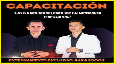 CAPACITACION PARA SOCIOS VIVE LAS 7 HABILIDADADES DE UN NETWORKER