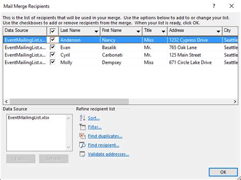 How To Create Mail Merge Table In Outlook From Excel Sheets