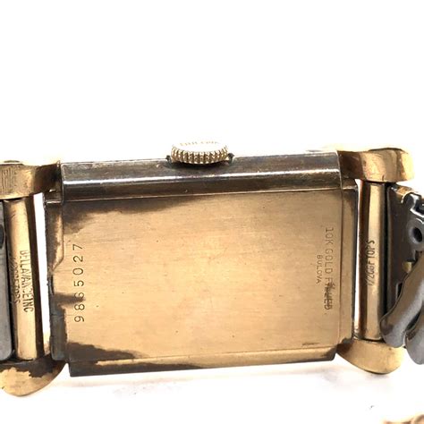 10k Gf Bulova Cal 7ak 1948 Wristwatch Original