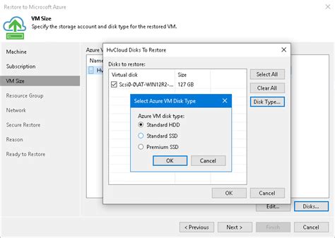 Step Specify Vm Size And Disks Veeam Backup Guide For Vsphere