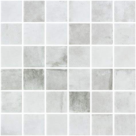 Penta Shabby Grey Matte Glass Mosaic By ONIX