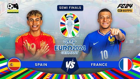 Spain Vs France Uefa Euro Cup 2024 Semi Finals 4k60fps Pc