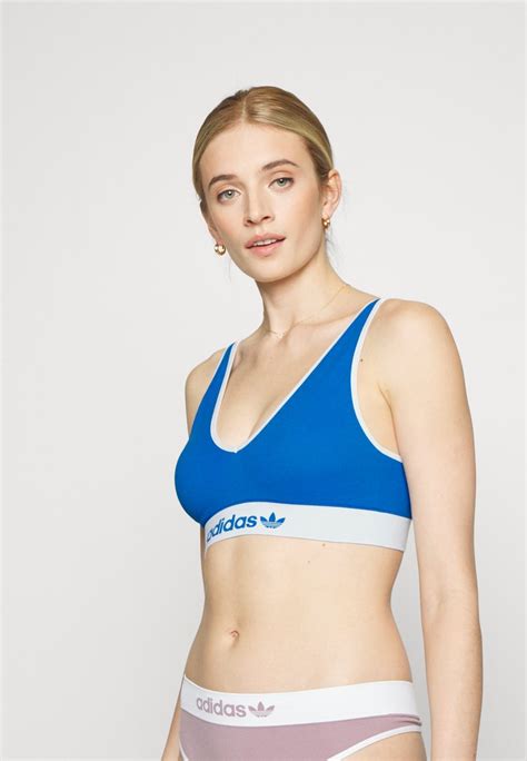 Adidas Originals Bralette Bustier Bluebird Black Zalando Ie