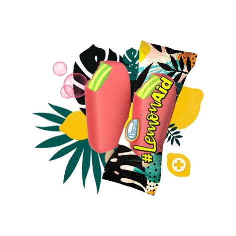 Koral Lody LemonAID Sorbet Kwaśna Lemoniada w Polewie 55ml