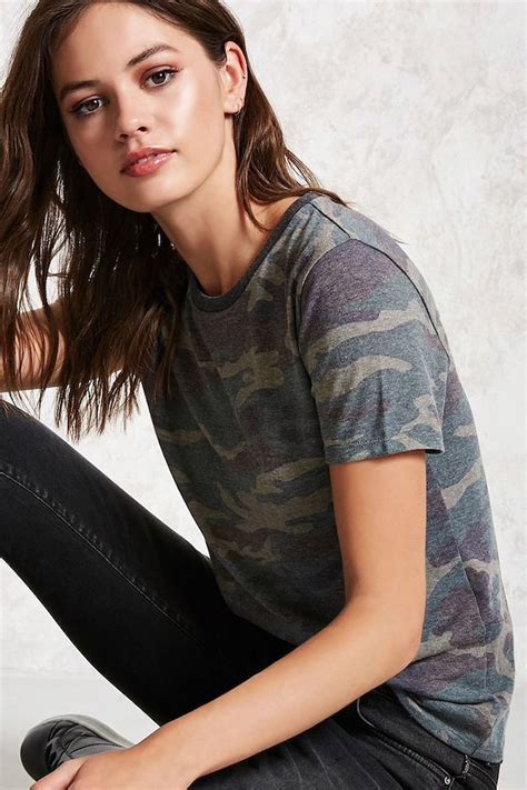 Camo Print Tee Fashion Camo Shirts Camo Print