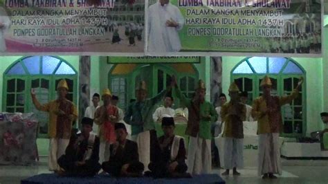 Juara 1 Lomba Sholawat Putra Idul Adha 1437 H Aspa Bin Hafidz Pondok