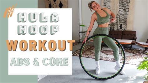 HULA HOOP WORKOUT Abs Core Hula Hoop Training Bauchmuskeln Aufbauen