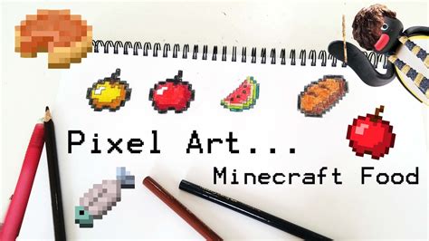 Minecraft Food Pixel Art