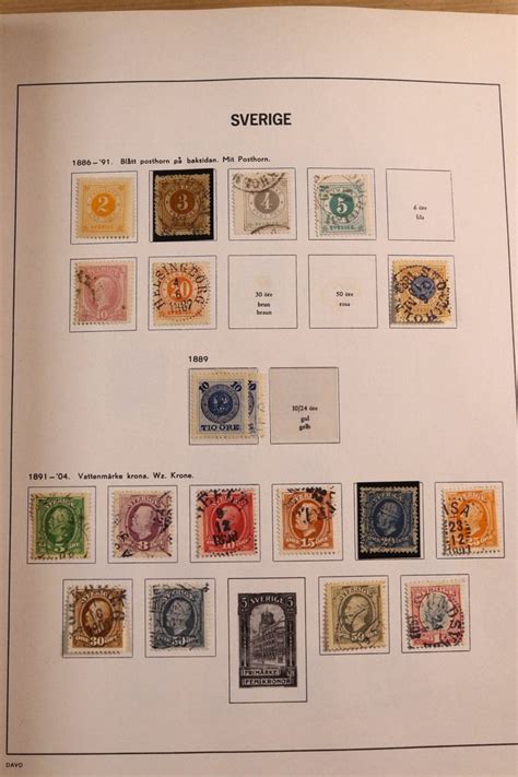 Sweden Collection In Davo Standard Preprint Album Catawiki