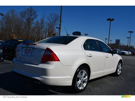 2012 White Platinum Tri Coat Ford Fusion Se 101443219 Photo 3 Car Color Galleries