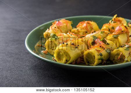 Khandvi Gujarati Snack Image & Photo (Free Trial) | Bigstock