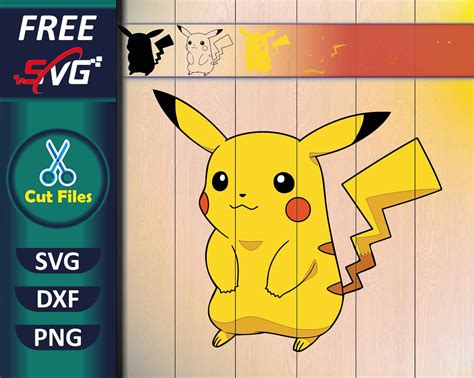 Pokemon Pikachu Svg Free Cricut