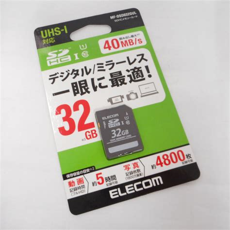 【新品】th853012 エレコム Elecom Sdhcメモリーカード 32gb Mf Dsd032gul Uhs 1 Sdカード 新品・未使用の落札情報詳細 ヤフオク落札価格検索 オークフリー