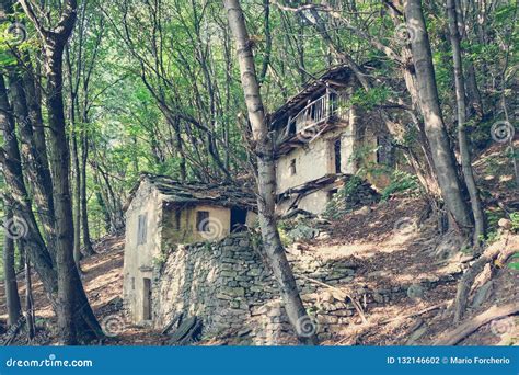 Abandoned Houses in the Woods Stock Photo - Image of autumn, magic: 132146602