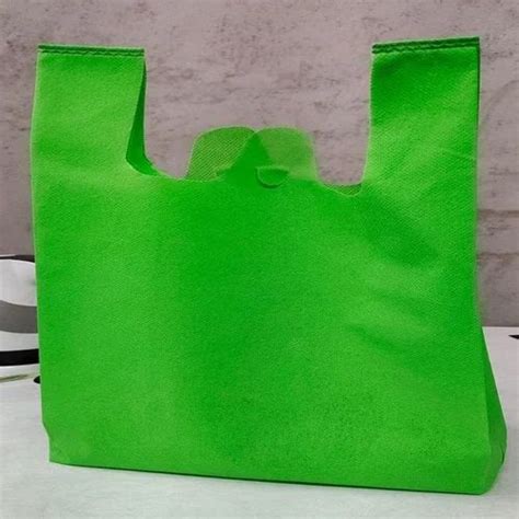 Green Non Woven W Cut Bag At Rs 150 Kg Non Woven W Cut Bags In