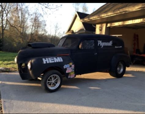 1940 Plymouth Panel Delivery Truck Supercharged 426 Hemi Hot Rod Race