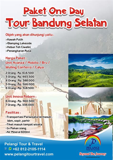 Brosur Paket Wisata