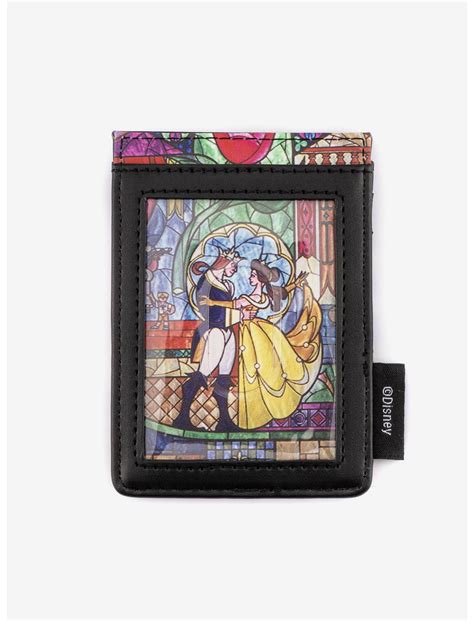 Loungefly Disney Beauty And The Beast Stained Glass Castle Cardholder