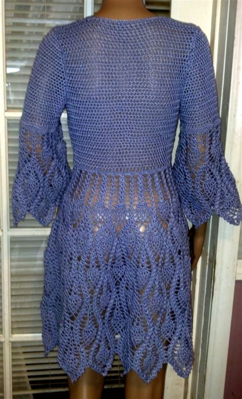 Crocheted Pineapple Lace Tunic Or Dress Made To Order Etsy