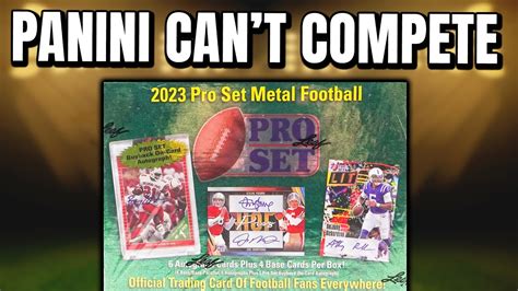 THESE ARE CRAZY GOOD 2023 Leaf Pro Set Metal Football Review Win