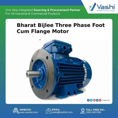 Bharat Bijlee Three Phase Foot Cum Flange Motor At Best Price In Thane